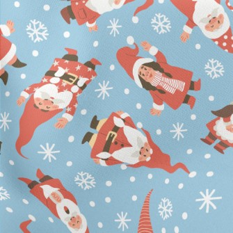 Playful Christmas Elf Lightweight Cotton Poplin