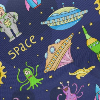 Space Adventure Midweight Cotton Poplin