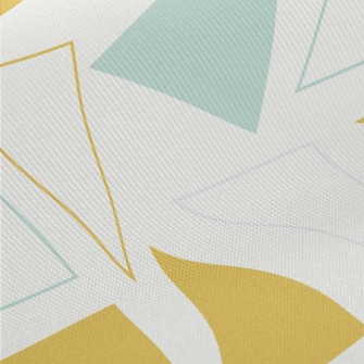 Geometric Triangle Figure Midweight Cotton Poplin