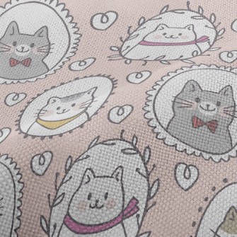 Cat Family Portrait Performance Linen