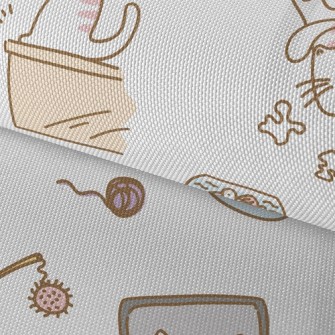 Cute Daily Routine Of Cats Waterproof Oxford