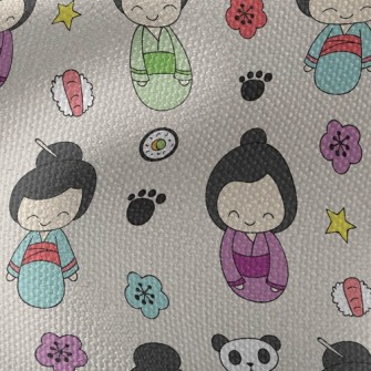 Kind Japanese Doll Waterproof Canvas