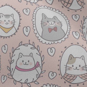 Cat Family Portrait Chiffon