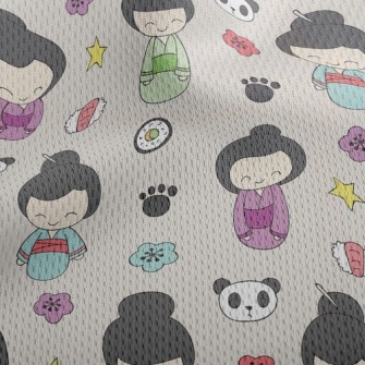 Kind Japanese Doll Athletic Mesh Flat Back