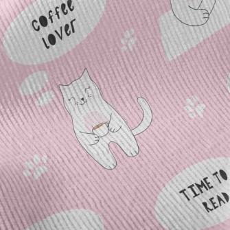 Tea Time Kitten Standard Corduroy