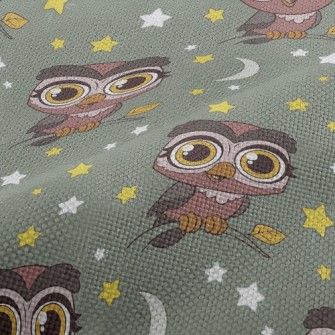 Nocturnal Big-eyed Owl Performance Linen