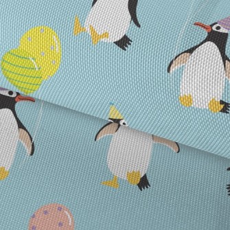 Penguin Balloon Party Waterproof Oxford