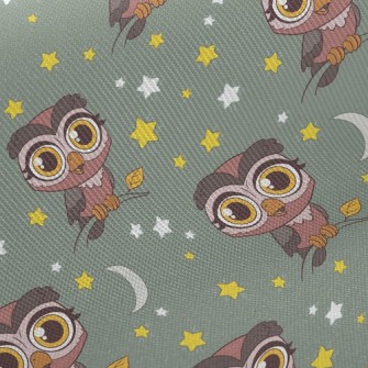 Nocturnal Big-eyed Owl Twill