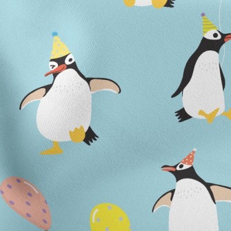 Penguin Balloon Party Stretch Ponte