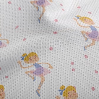 Girl Loves Ballet Athletic Mesh Flat Back