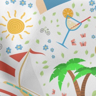 Summer Island Vacation Stretch Ponte