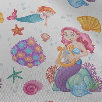Shiny Shell Mermaid Chiffon