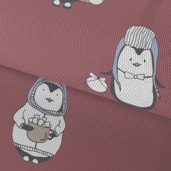 Penguin Winter Activities Waterproof Oxford