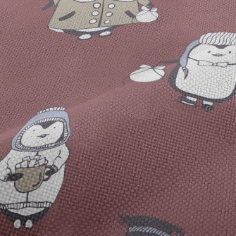 Penguin Winter Activities Performance Linen