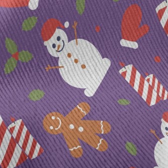 Cute Snowman Gingerbread Man Standard Corduroy