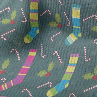 Pretty Christmas Socks Terry