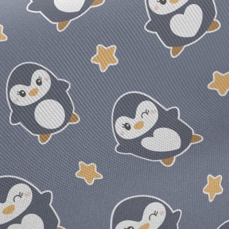 Cute Winking Penguin Twill