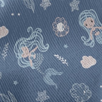 Fantasy Flying Mermaid Standard Corduroy