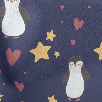Star Penguin Heart Stretch Ponte