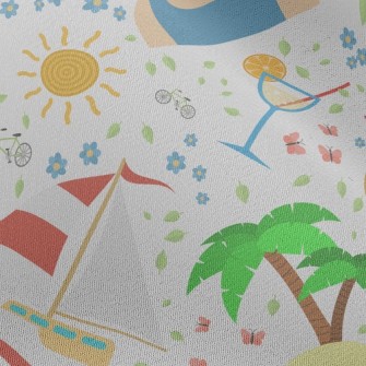 Summer Island Vacation Chiffon