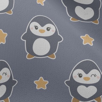 Cute Winking Penguin Chiffon