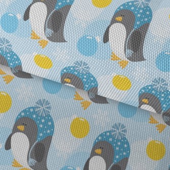 Penguin In Furry Hat Waterproof Oxford