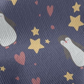 Star Penguin Heart Standard Corduroy