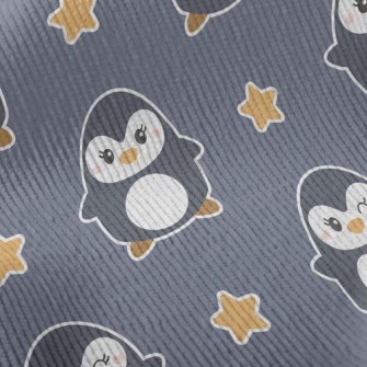Cute Winking Penguin Standard Corduroy