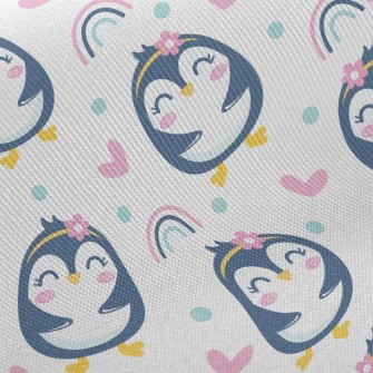 Grinning Penguin Girl Twill