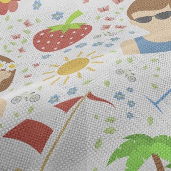 Summer Island Vacation Performance Linen