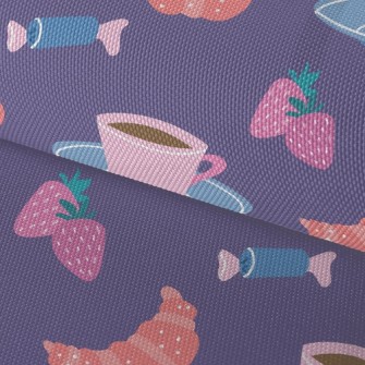 Strawberry Horn Coffee Waterproof Oxford