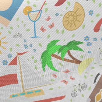 Summer Island Vacation Twill