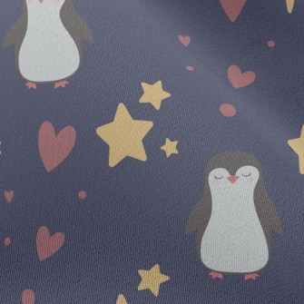 Star Penguin Heart Chiffon