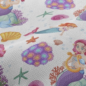 Shiny Shell Mermaid Performance Linen