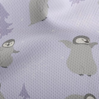 Dancing Little Penguin Athletic Mesh Flat Back