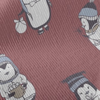 Penguin Winter Activities Standard Corduroy