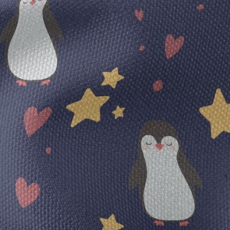 Star Penguin Heart Waterproof Canvas
