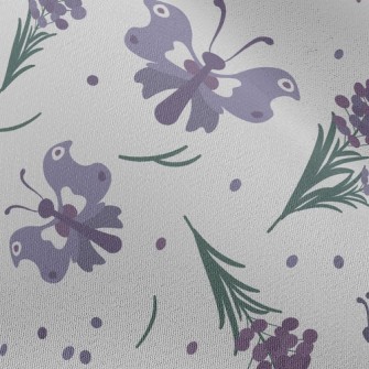 Flower Butterfly With Lavender Chiffon