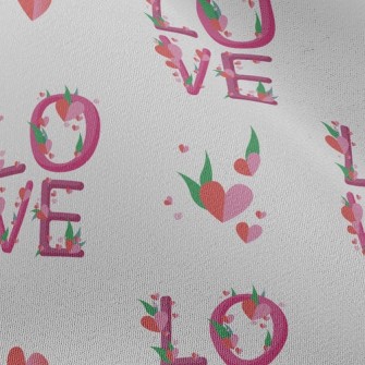 Flowers And Plants Of Love In  Chiffon