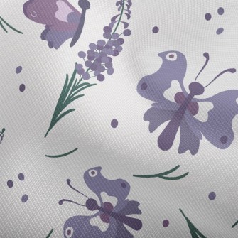 Flower Butterfly With Lavender Dobby