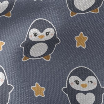 Cute Winking Penguin Waterproof Canvas