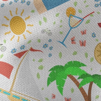 Summer Island Vacation Waterproof Canvas