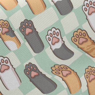 Cute Cat Paw Twill
