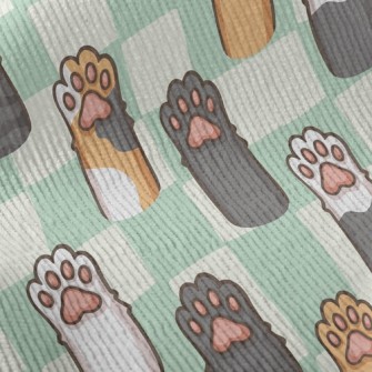 Cute Cat Paw Standard Corduroy