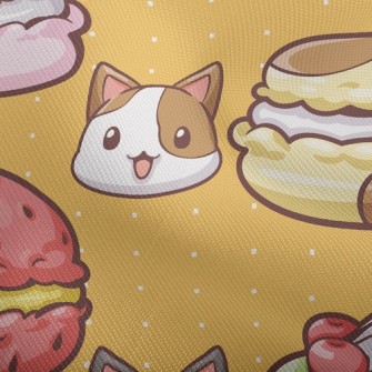 Cats Love Colorful Macarons Dobby