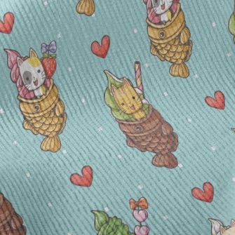 Kitten Taiyaki Ice Cream Standard Corduroy