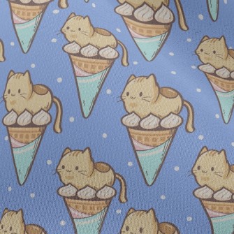 Popsicle Cone And Kitten Chiffon
