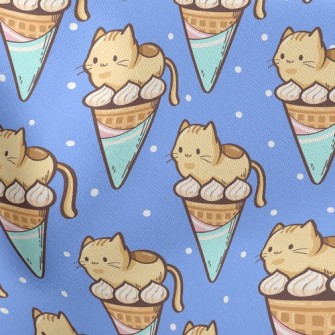 Popsicle Cone And Kitten Stretch Ponte