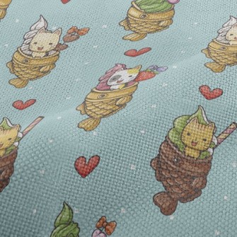 Kitten Taiyaki Ice Cream Performance Linen