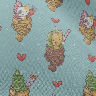 Kitten Taiyaki Ice Cream Chiffon